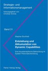Buchcover Entstehung und Akkumulation von Dynamic Capabilities