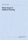 Buchcover Three Essays in Political Economy