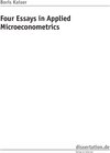 Buchcover Four Essays in Applied Microeconometrics