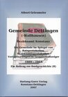 Buchcover Gemeinde Dettingen(-Wallhausen) - Bezirksamt Konstanz