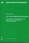 Buchcover Der Transit als Markenrechtsverletzung - eine Analyse der Rechtsprechung unter besonderer Berücksichtigung des Gefährdun