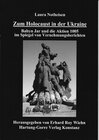 Buchcover Zum Holocaust in der Ukraine - Babyn Jar und die Aktion 1005 im Spiegel von Vernehmungsberichten