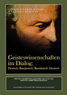 Buchcover Geisteswissenschaften im Dialog