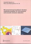 Buchcover Micromechanical broadband vibration amplitude-amplifier for microseismic and acoustic emission detection