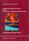 Buchcover Qualität als Auftrag und Ansporn für eine Hochschule Angewandter Wissenschaften: Eine Weg-Gabe für Edgar Kösler