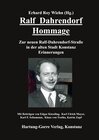 Buchcover Ralf Dahrendorf Hommage