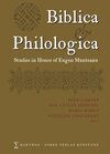 Buchcover Biblica and Philologica