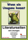 Buchcover Wenn ein Unugunu kommt - Literaturseiten