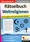 Buchcover Rätselbuch Weltreligionen