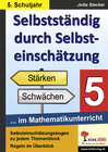 Buchcover Selbstständig durch Selbsteinschätzung im Mathematikunterricht 5. Schuljahr