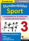 Buchcover Stundenbilder Sport 3 - Grundschule