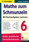 Buchcover Mathe zum Schmunzeln - Mit Sachaufgaben rechnen / Klasse 6