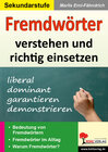 Buchcover Fremdwörter verstehen und richtig einsetzen