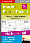 Buchcover Mathe-Basics-Trainer / Klasse 3