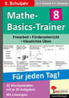 Buchcover Mathe-Basics-Trainer / Klasse 8