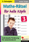 Buchcover Mathe-Rätsel für helle Köpfe / Klasse 3