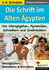 Buchcover Die Schrift im Alten Ägypten