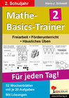 Buchcover Mathe-Basics-Trainer / Klasse 2