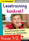 Buchcover Lesetraining konkret! / Klasse 1-2