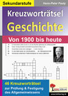 Buchcover Kreuzworträtsel Geschichte / Aktuell