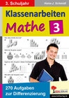 Buchcover Klassenarbeiten MATHE / Klasse 3