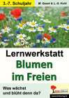 Buchcover Lernwerkstatt Blumen im Freien