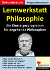 Buchcover Lernwerkstatt Philosophie