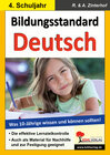 Buchcover Bildungsstandard Deutsch