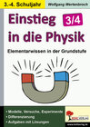 Buchcover Einstieg in die Physik / Klasse 3-4