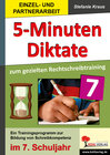 Buchcover 5-Minuten-Diktate / Klasse 7