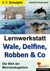 Buchcover Lernwerkstatt Wale, Delfine, Robben & Co.