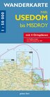 Buchcover Wanderkarte Insel Usedom bis Misdroy