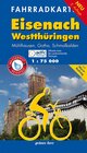 Buchcover Fahrradkarte Eisenach, Westthüringen