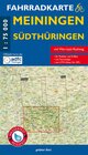 Buchcover Fahrradkarte Meiningen, Südthüringen