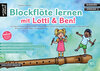 Buchcover Blockflöte lernen mit Lotti & Ben!