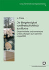 Buchcover Die Biegefestigkeit von Brettschichtholz aus Buche