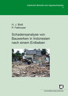 Buchcover Schadensanalyse von Bauwerken in Indonesien nach einem Erdbeben