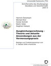 Buchcover Ausgleichsrechnung: Theorie und aktuelle Anwendung aus der Vermessungspraxis