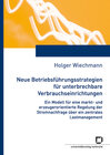 Buchcover Neue Betriebsführungsstrategien für unterbrechbare Verbrauchseinrichtungen