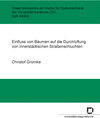 Buchcover Einfluss von Bäumen auf die Durchlüftung von innerstädtischen Straßenschluchten