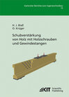 Buchcover Schubverstärkung von Holz mit Holzschrauben und Gewindestangen