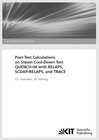 Buchcover Post-test calculations on steam cool-down test QUENCH-04 with RELAP5, SCDAP/RELAP5, and TRACE. (KIT Scientific Reports ;