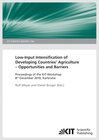 Buchcover Low-input intensification of agriculture - chances and barriers in developing countries : proceedings Workshop 8th Decem