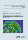 Buchcover Neues Konzept zur 2D- und 3D-Visualisierung kontinuierlicher, multidimensionaler, meteorologischer Satellitendaten