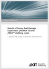 Buchcover Results of Severe Fuel Damage Experiment QUENCH-15 with ZIRLO cladding tubes