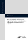 Buchcover Modulorientiertes Produktlinien Engineering für den modellbasierten Elektrik/Elektronik-Architekturentwurf