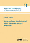 Buchcover Untersuchung des Potenzials einer Brems-Ausweich-Assistenz