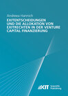 Buchcover Exitentscheidungen und die Allokation von Exitrechten in der Venture Capital Finanzierung