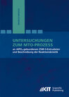 Buchcover Untersuchungen zum MTO-Prozess an AlPO4-gebundenen ZSM-5-Extrudaten und Beschreibung der Reaktionskinetik
