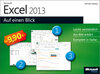 Buchcover Microsoft Excel 2013 auf einen Blick
